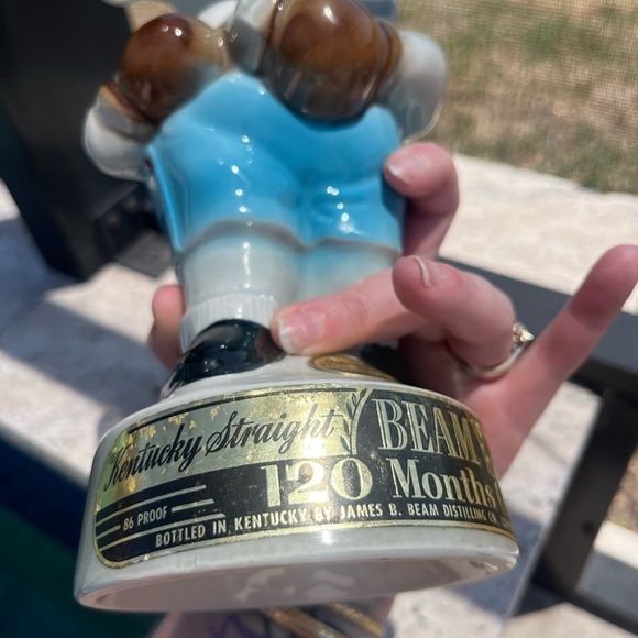 JIM BEAM REPUBLICAN ELEPHANT BOXER DECANTER 1964 GENUINE REGAL CHINA - Picture 11 of 12